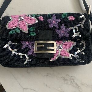 Beaded Baguette Bag